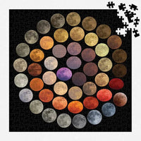 Colors of the Moon 500 Piece Jigsaw Puzzle Galison