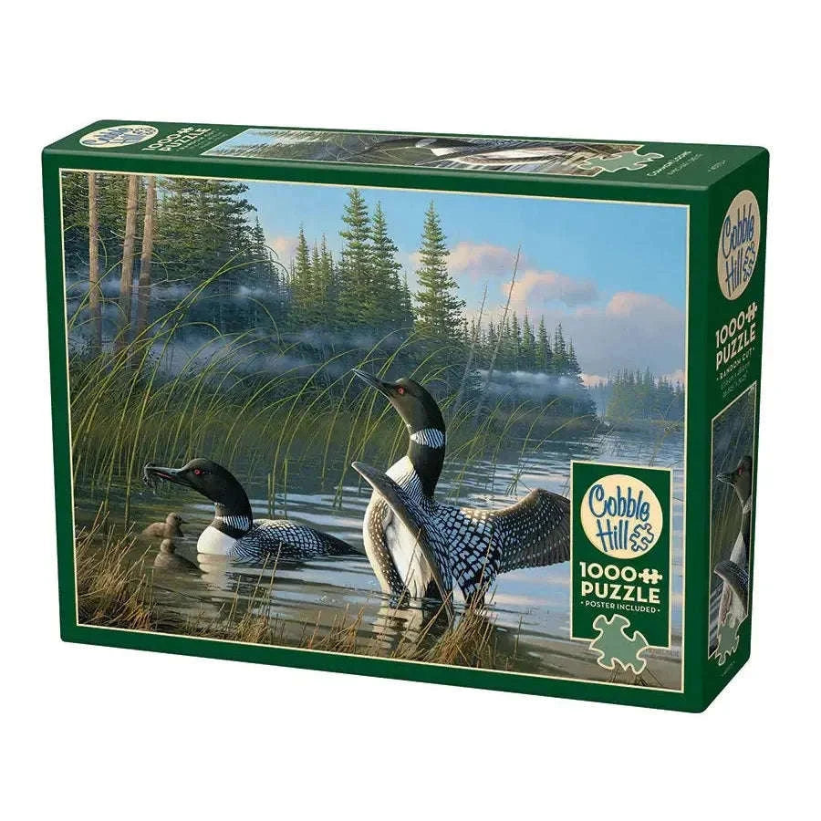 Common Loons 1000 Piece Jigsaw Puzzle Cobble Hill CLOUDANIMESTUDIO