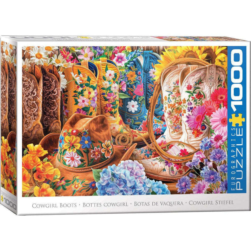 Cowgirl Boots 1000 Piece Jigsaw Puzzle Eurographics CLOUDANIMESTUDIO