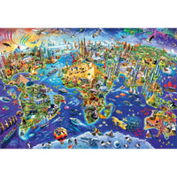 Crazy World 2000 Piece Jigsaw Puzzle Eurographics CLOUDANIMESTUDIO