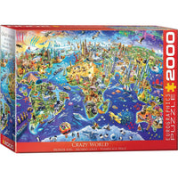 Crazy World 2000 Piece Jigsaw Puzzle Eurographics CLOUDANIMESTUDIO