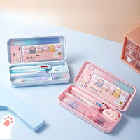 Creative Cute Cat Paw Stationery Set 9 in 1, Office Supplies For School Students - CloudAnimeStudio