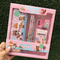 Creative Cute Cat Paw Stationery Set 9 in 1, Office Supplies For School Students - CloudAnimeStudio