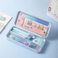 Creative Cute Cat Paw Stationery Set 9 in 1, Office Supplies For School Students - CloudAnimeStudio