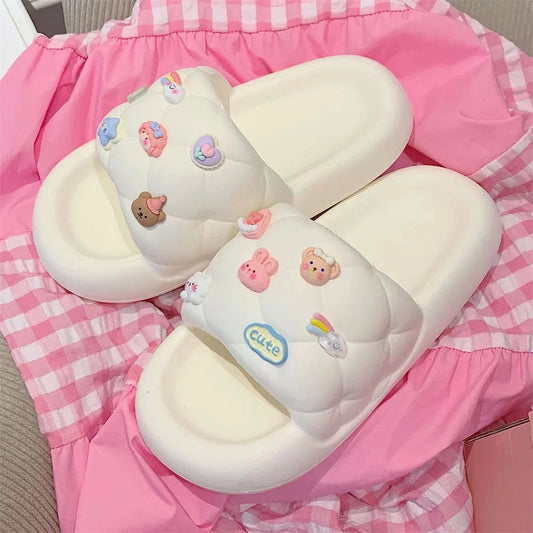 Cute Animal Thick Sole Sandals CLOUDANIMESTUDIO