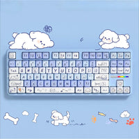 Kawaii Playful Puppy Keycap Set