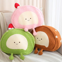 Kawaii Swiss Roll Plushie Pals