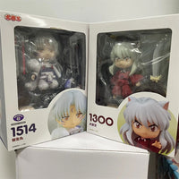 Cute Inuyasha and Sesshoumaru Anime FIgurines, Kawaii Chibi Action Figures PVC Cute Toys 10 cm - CloudAnimeStudio