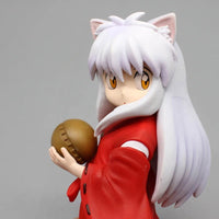 Cute Kawaii Inuyasha Anime Figures, Looking Back Pose Kawaii Chibi Doll Model Desktop Decoration 16cm - CloudAnimeStudio