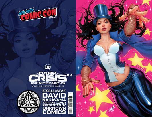 [Foil] Dark Crisis On Infinite Earths #4 Unknown Comics David Nakayama Exclusive Nycc 2022 Virgin Var CLOUDANIMESTUDIO