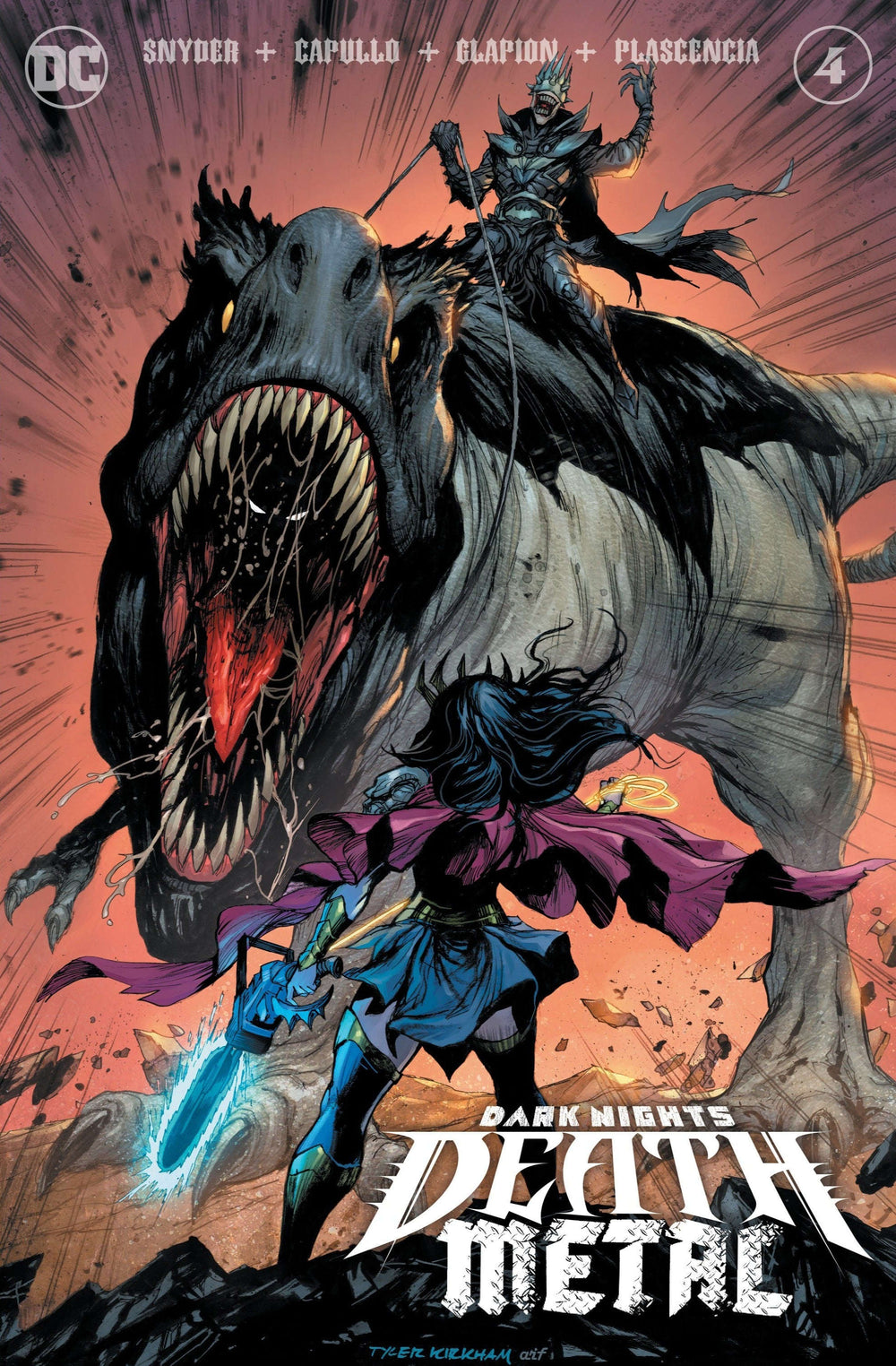 DARK NIGHTS DEATH METAL #4 (OF 7) UNKNOWN COMICS TYLER KIRKHAM EXCLUSIVE VAR (10/14/2020) CLOUDANIMESTUDIO
