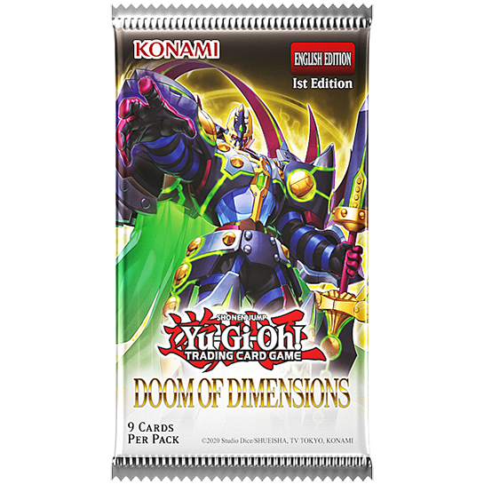 Yu-Gi-Oh! TCG Doom of Dimensions Booster Pack (1st Edition) CLOUDANIMESTUDIO