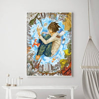 Death Note Anime Poster Prints Wall Art, Painting Bedroom Living Room Wall Bar Restaurant Decor - CloudAnimeStudio