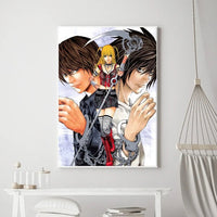Death Note Anime Poster Prints Wall Art, Painting Bedroom Living Room Wall Bar Restaurant Decor - CloudAnimeStudio