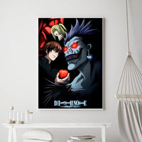 Death Note Anime Poster Prints Wall Art, Painting Bedroom Living Room Wall Bar Restaurant Decor - CloudAnimeStudio