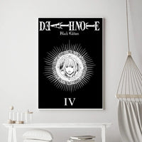 Death Note Anime Poster Prints Wall Art, Painting Bedroom Living Room Wall Bar Restaurant Decor - CloudAnimeStudio