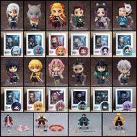 Demon Slayer Characters Anime Figure Kimetsu No Yaiba Action Figurines Chibi Mini PVC Toy Set - CLOUDANIMESTUDIO
