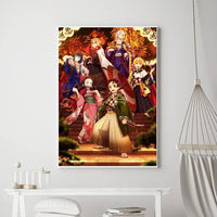 Demon Slayer Classic Anime Wall Art Poster Prints, Painting Bedroom Living Room Wall Bar Restaurant Decor - CloudAnimeStudio