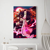 Demon Slayer Classic Anime Wall Art Poster Prints, Painting Bedroom Living Room Wall Bar Restaurant Decor - CloudAnimeStudio