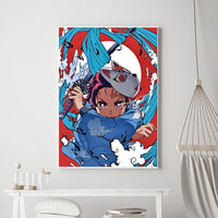 Demon Slayer Classic Anime Wall Art Poster Prints, Painting Bedroom Living Room Wall Bar Restaurant Decor - CloudAnimeStudio