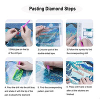 Demon Slayer Diamond Painting Kit Mosaic, Kimetsu no Yaiba Artist DIY Kit Home Decoration Picture Wall Art - CloudAnimeStudio