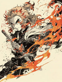 Demon Slayer Diamond Painting Kit Mosaic, Kimetsu no Yaiba Artist DIY Kit Home Decoration Picture Wall Art - CloudAnimeStudio