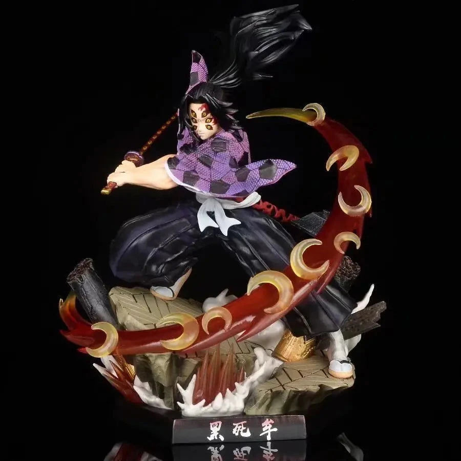 Demon Slayer Kokushibo Anime Action Figure Model Statue Figurine Attack Posture 28 CM - CLOUDANIMESTUDIO