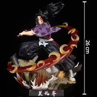 Demon Slayer Kokushibo Anime Action Figure Model Statue Figurine Attack Posture 28 CM - CLOUDANIMESTUDIO