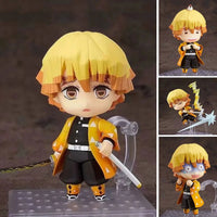 Demon Slayer Mini Anime Figurines, Inosuke, Tanjirou, Nezuko, Zenitsu, Giyuu, Regoukou, Tengen, Cute Kawaii Chibi Kimetsu no Yaiba 10 cm - CloudAnimeStudio