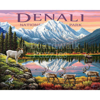 Denali National Park 500 Piece Jigsaw Puzzle Boardwalk CLOUDANIMESTUDIO