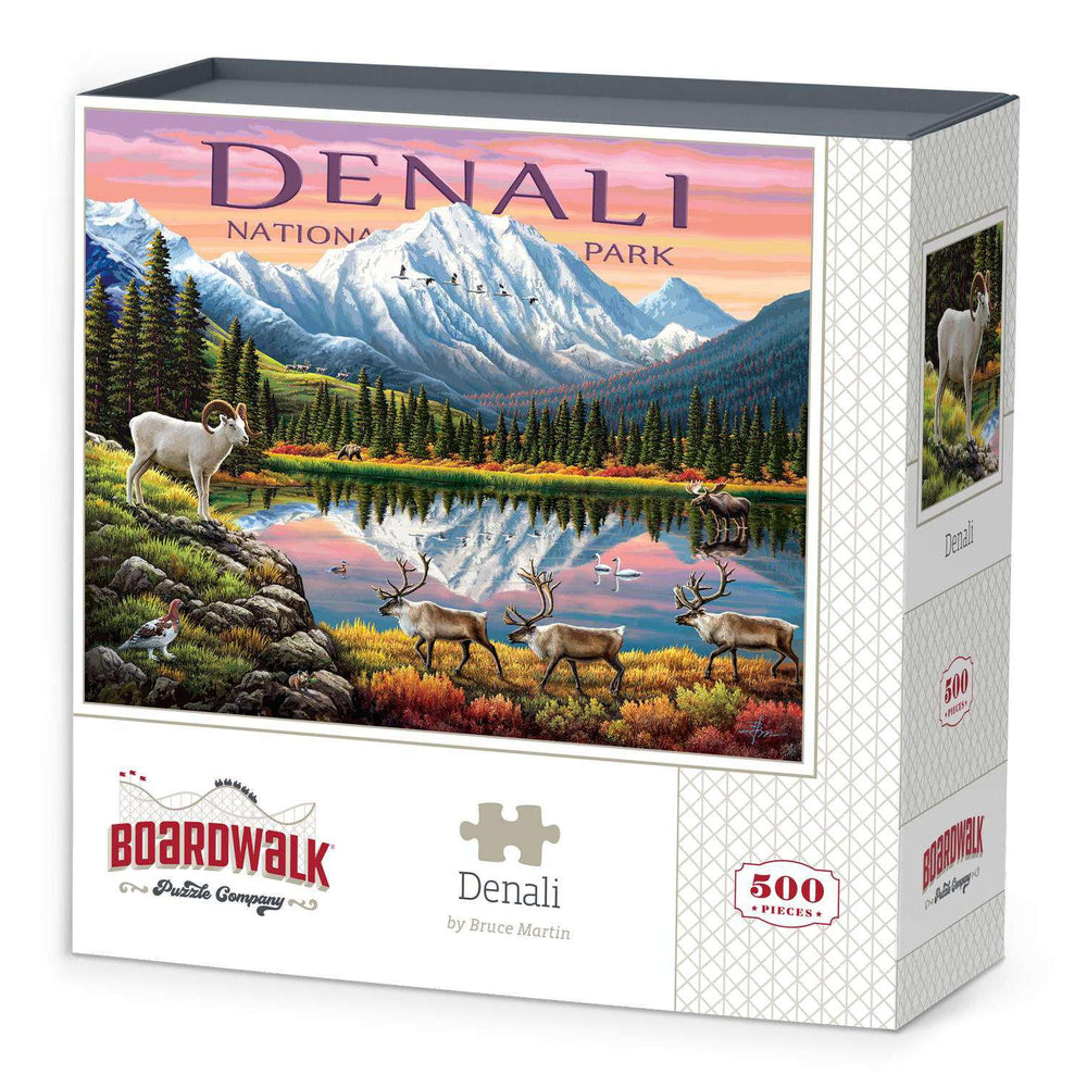 Denali National Park 500 Piece Jigsaw Puzzle Boardwalk CLOUDANIMESTUDIO
