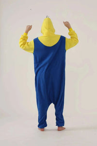 Despicable Me Minions Fleece Pajamas Cartoon Jumpsuit Minions Cartoon Anime Onesie Sleepwear - CLOUDANIMESTUDIO