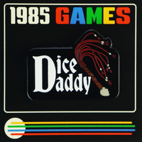 Enamel Gamer Pin: Dice Daddy