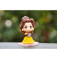 Disney 9 Pcs Set Figurines, Kawaii Rapunzel Snow White Jasmine Mulan Ariel 2 in - CloudAnimeStudio