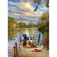 Dog Day Afternoon 1000 Piece Jigsaw Puzzle Cobble Hill