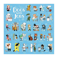 Dogs with Jobs 500 Piece Jigsaw Puzzle Galison