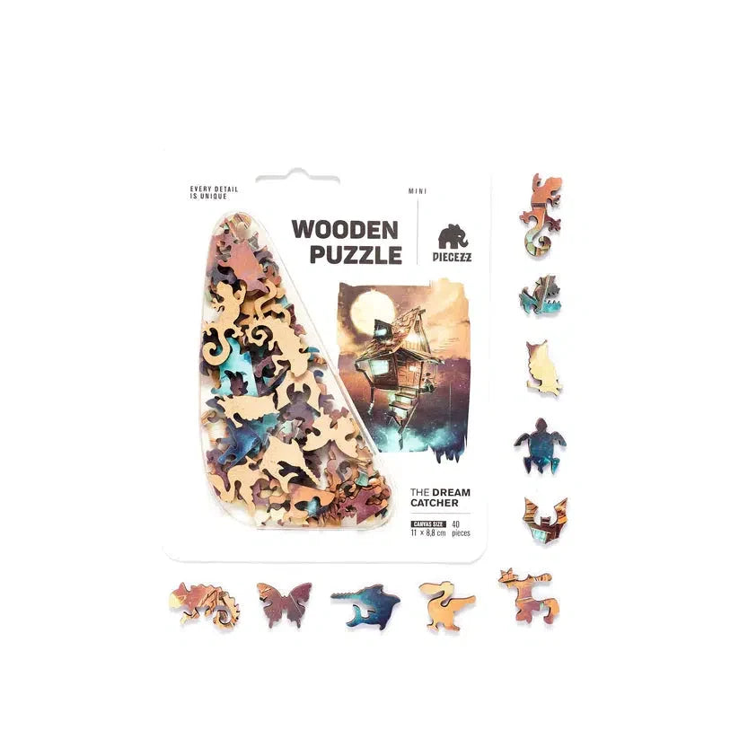 Dream Catcher 40 Piece Mini Wooden Jigsaw Puzzle Geek Toys