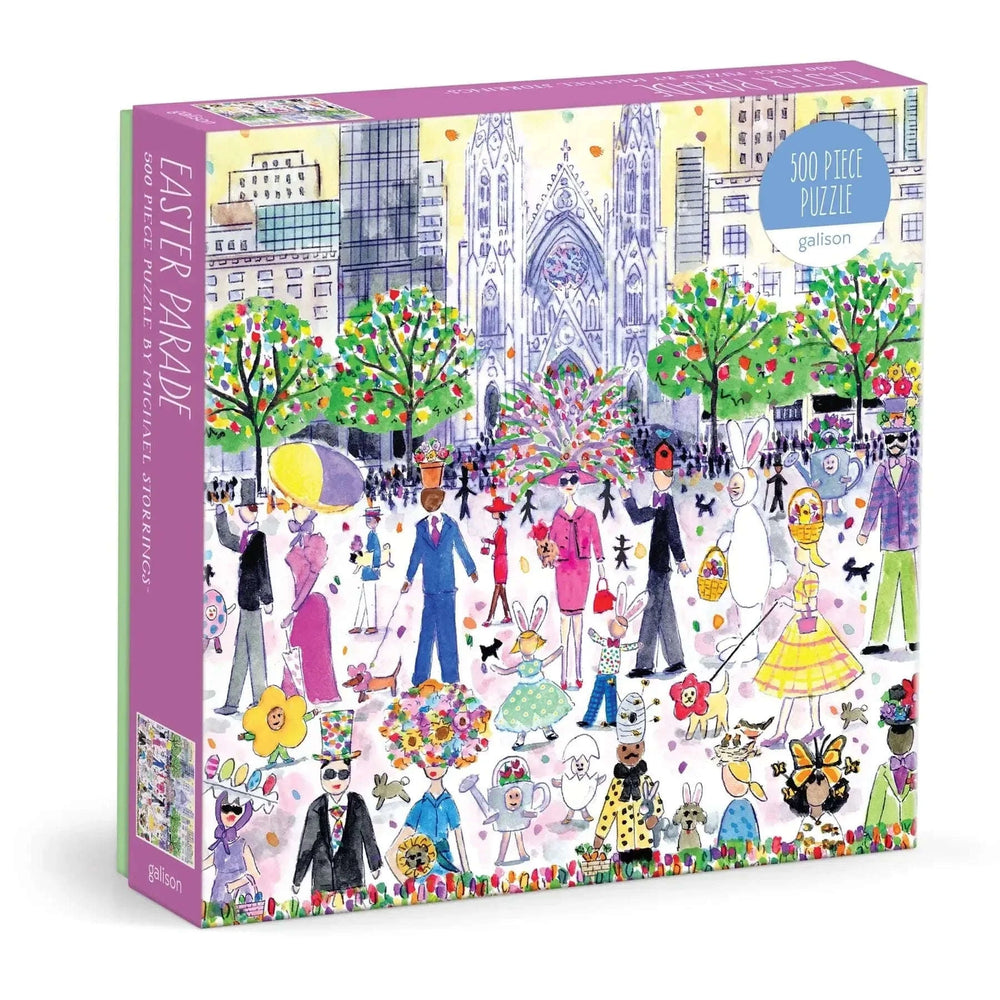 Easter Parade 500 Piece Jigsaw Puzzle Galison CLOUDANIMESTUDIO