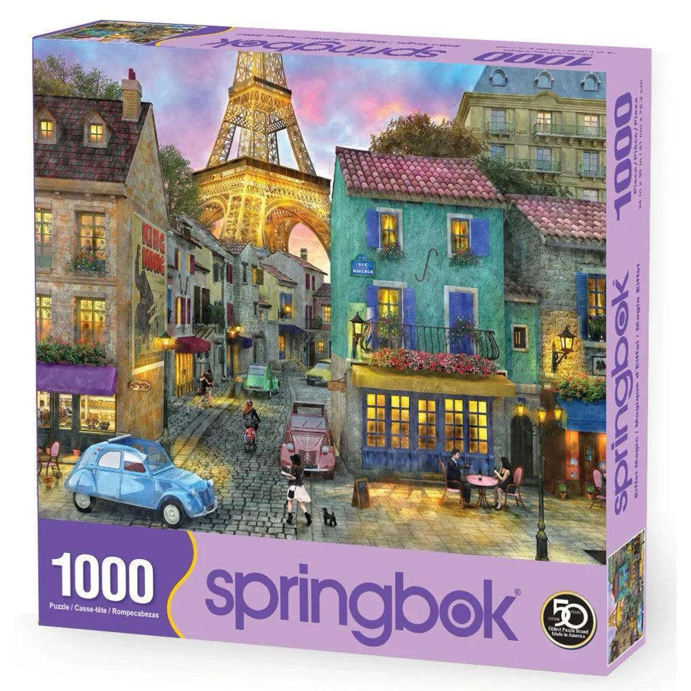 Eiffel Magic 1000 Piece Jigsaw Puzzle Springbok CLOUDANIMESTUDIO