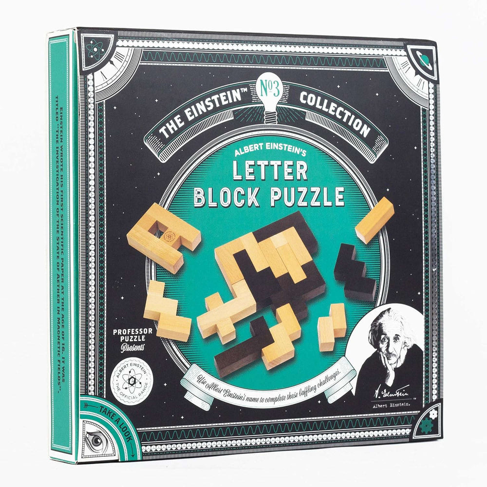 Einstein’s Letter Block Brainteaser Puzzle Professor Puzzle CLOUDANIMESTUDIO