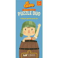 El Chavo Opposites Puzzle Duo 20 Piece Jigsaw Puzzle Gibbs Smith