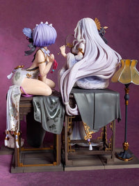 Emelia & Rem Figure, Re:Zero kara Hajimeru Isekai Seikatsu Figurine, Anime 9 in - CloudAnimeStudio