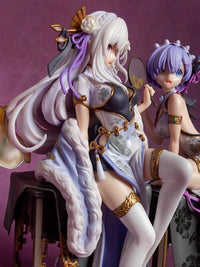 Emelia & Rem Figure, Re:Zero kara Hajimeru Isekai Seikatsu Figurine, Anime 9 in - CloudAnimeStudio
