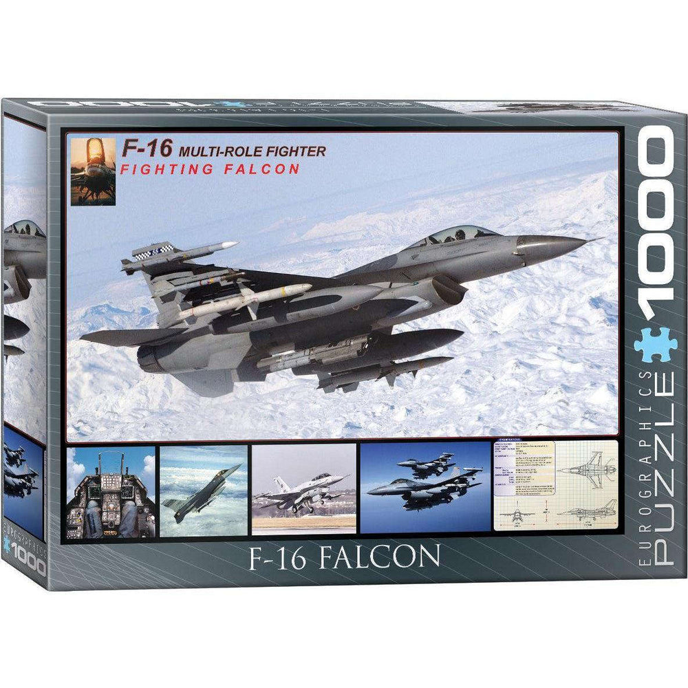 F-16 Falcon 1000 Piece Jigsaw Puzzle Eurographics CLOUDANIMESTUDIO