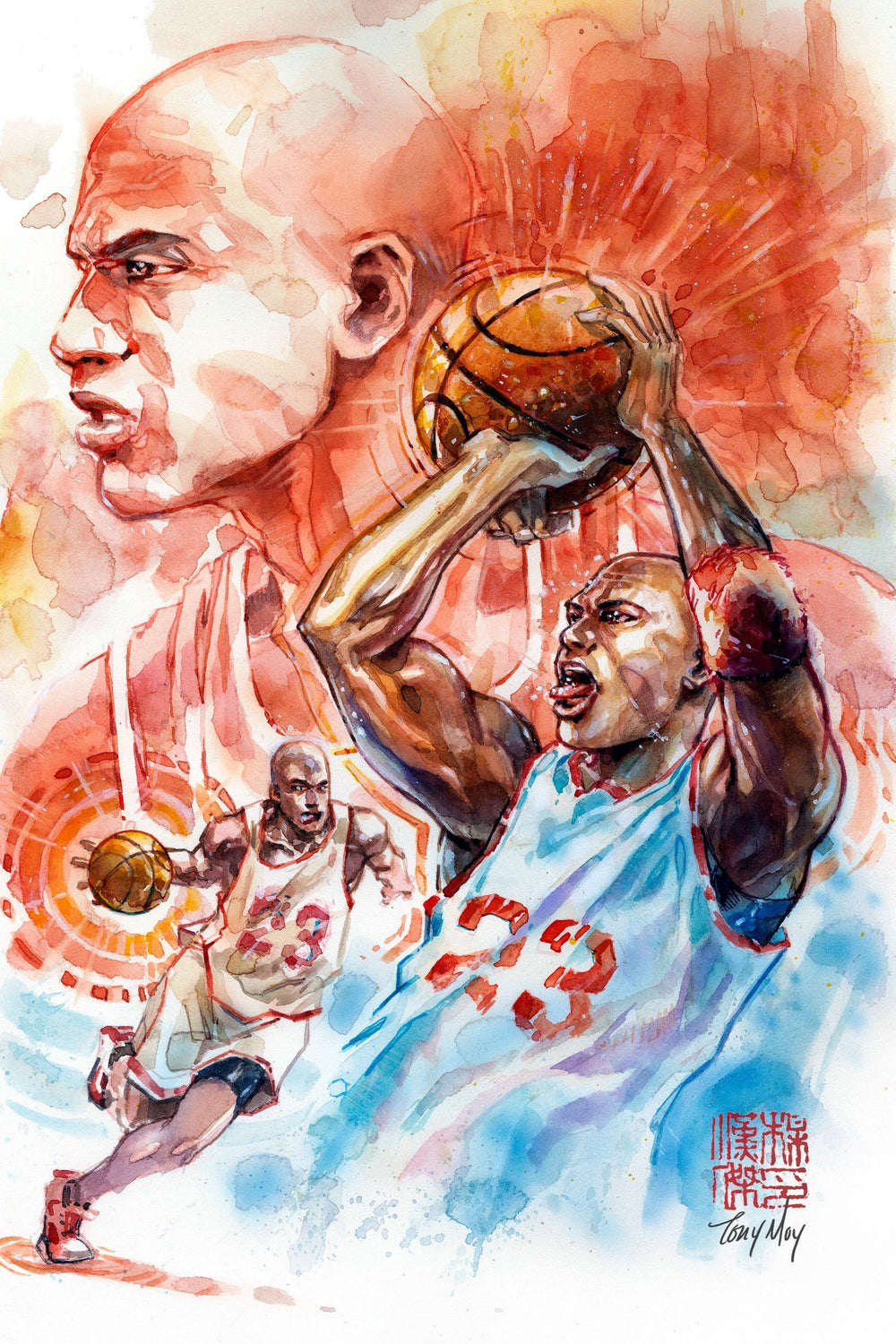 FAME MICHAEL JORDAN UNKNOWN COMICS TONY MOY EXCLUSIVE VIRGIN VAR ONLY 23 MADE CLOUDANIMESTUDIO