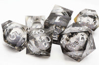 Sharp-Edged Liquid Core RPG Dice Set CLOUDANIMESTUDIO