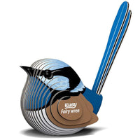 Fairy Wren 3D Cardboard Model Kit Eugy CLOUDANIMESTUDIO