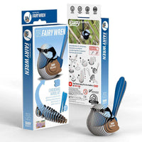 Fairy Wren 3D Cardboard Model Kit Eugy CLOUDANIMESTUDIO