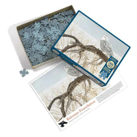 Fallen Willow - Snowy Owl 500 Piece Jigsaw Puzzle Cobble Hill CLOUDANIMESTUDIO