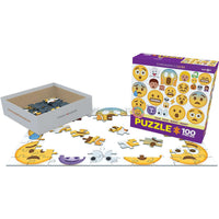 Fear Emoji 100 Piece Jigsaw Puzzle Eurographics CLOUDANIMESTUDIO